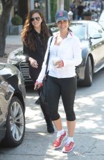 JESSICA LOWNDES in Leggings Out and About in Los Angeles 1903