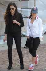 JESSICA LOWNDES in Leggings Out and About in Los Angeles 1903
