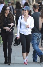 JESSICA LOWNDES in Leggings Out and About in Los Angeles 1903