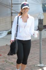 JESSICA LOWNDES in Leggings Out and About in Los Angeles 1903