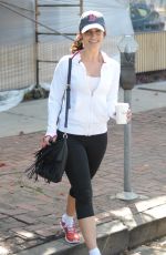 JESSICA LOWNDES in Leggings Out and About in Los Angeles 1903