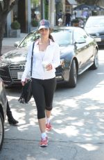 JESSICA LOWNDES in Leggings Out and About in Los Angeles 1903