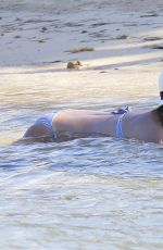 JESSUCA ALBA in Bikini at a Beach in Caribbean 2603