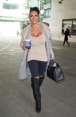 JODIE MARSH Leaves BBC Studios in London