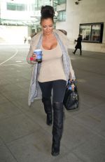 JODIE MARSH Leaves BBC Studios in London