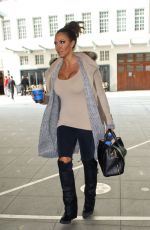 JODIE MARSH Leaves BBC Studios in London