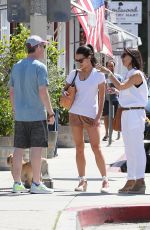 JORDANA BREWSTER in Shorts Out in Brentwood