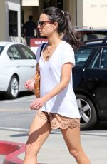 JORDANA BREWSTER in Shorts Out in Brentwood