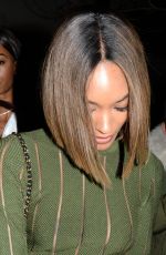 JOURDAN DUNN Arrives at Toy Room in London