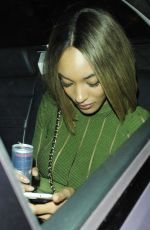 JOURDAN DUNN Arrives at Toy Room in London