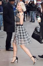 JULIANNE HOUGH Arrives at Good Morning America in New York