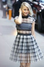 JULIANNE HOUGH Arrives at Good Morning America in New York