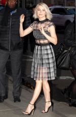 JULIANNE HOUGH Arrives at Good Morning America in New York