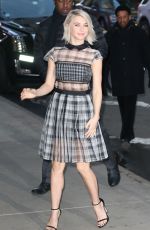 JULIANNE HOUGH Arrives at Good Morning America in New York