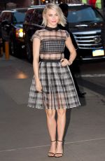 JULIANNE HOUGH Arrives at Good Morning America in New York