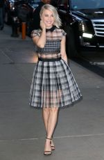 JULIANNE HOUGH Arrives at Good Morning America in New York