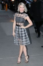 JULIANNE HOUGH Arrives at Good Morning America in New York