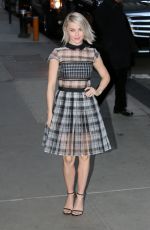 JULIANNE HOUGH Arrives at Good Morning America in New York