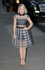 JULIANNE HOUGH Arrives at Good Morning America in New York