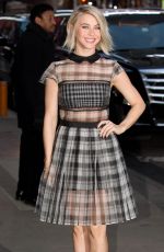 JULIANNE HOUGH Arrives at Good Morning America in New York