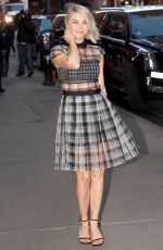 JULIANNE HOUGH Arrives at Good Morning America in New York