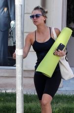 KALEY CUOCO in Leggings and Tank Top Leaves Yoga Class in Sherman Oaks 2303