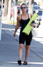 KALEY CUOCO in Leggings and Tank Top Leaves Yoga Class in Sherman Oaks 2303
