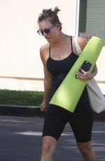KALEY CUOCO in Leggings and Tank Top Leaves Yoga Class in Sherman Oaks 2303