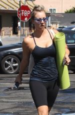 KALEY CUOCO in Leggings and Tank Top Leaves Yoga Class in Sherman Oaks 2303