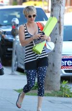 KALEY CUOCO in Leggings Heading to Yoga Class in Brentwood 0303