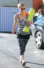 KALEY CUOCO in Leggings Heading to Yoga Class in Brentwood 0303