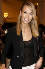 KARLIE KLOSS at Balmain Fashion Show in Paris