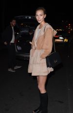 KARLIE KLOSS at Caviar Kaspia Restaurant in Paris