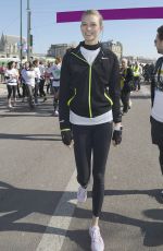 KARLIE KLOSS at Paris Half Marathon 2015
