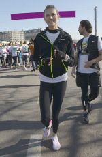 KARLIE KLOSS at Paris Half Marathon 2015
