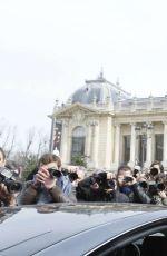KARLIE KLOSS Leaves Mugler Fashion Show in Paris