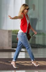 KATE HUDSON in Jeans Out in Century City