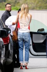 KATE HUDSON in Jeans Out in Century City