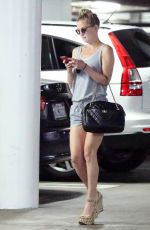 KATE HUDSON in Shorts Leaves a Medical Building in Beverly Hills