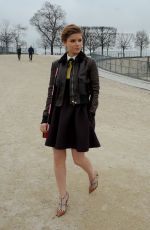 KATE MARA at Valentino Fashion Show in Paris