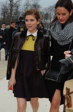 KATE MARA at Valentino Fashion Show in Paris