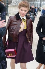 KATE MARA at Valentino Fashion Show in Paris