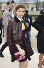 KATE MARA at Valentino Fashion Show in Paris