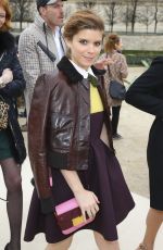 KATE MARA at Valentino Fashion Show in Paris