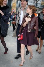 KATE MARA at Valentino Fashion Show in Paris