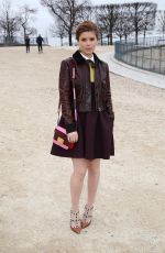 KATE MARA at Valentino Fashion Show in Paris