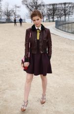 KATE MARA at Valentino Fashion Show in Paris