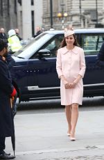 KATE MIDDLETON at Observance for Commonwealth Day service at Westminster Abbey in London