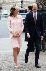 KATE MIDDLETON at Observance for Commonwealth Day service at Westminster Abbey in London