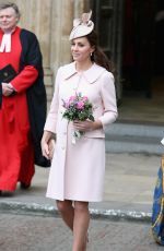KATE MIDDLETON at Observance for Commonwealth Day service at Westminster Abbey in London